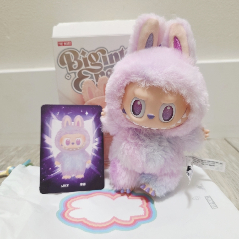 POP MART The Monsters - Big Into Energy Vinyl Plush - LUCK
